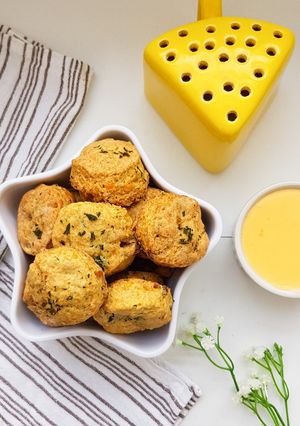 Foto de Cookies de Bacon e Cheddar