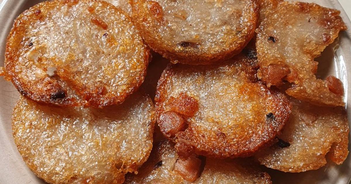 Fried Yam Cake (Snack) Recipe by YupimPhy Cookpad