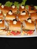 Chicken cheezy bun bites