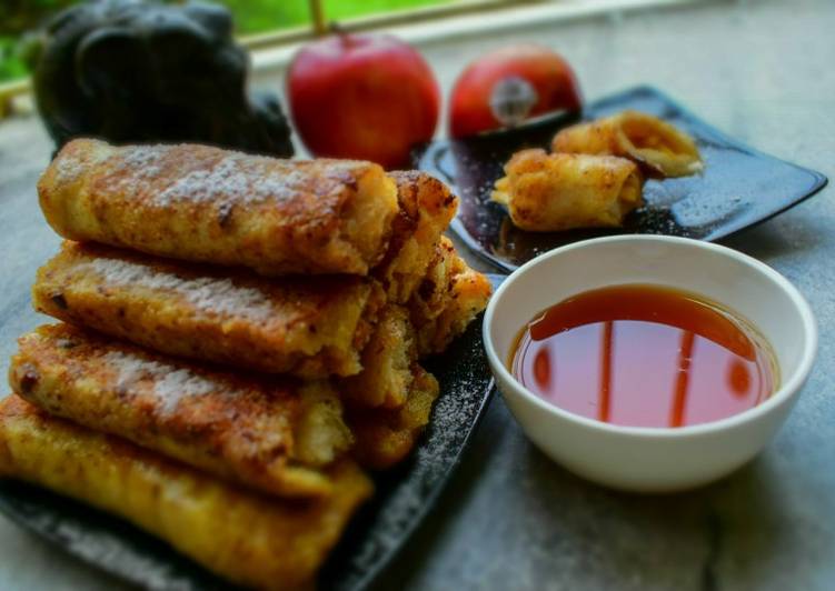 Simple Way to Make Homemade Apple French Toast Roll-Ups