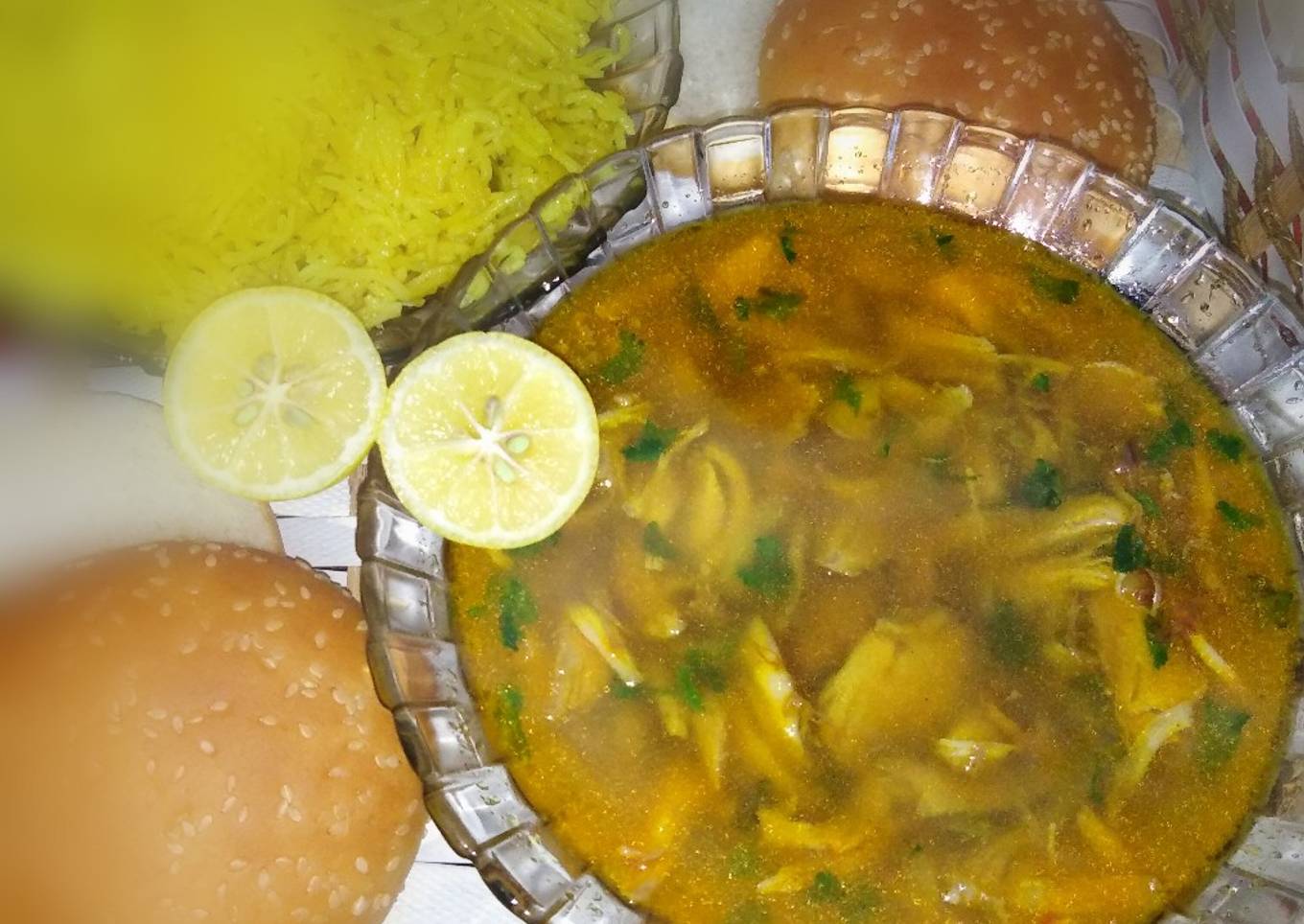 Desi chicken clear soup