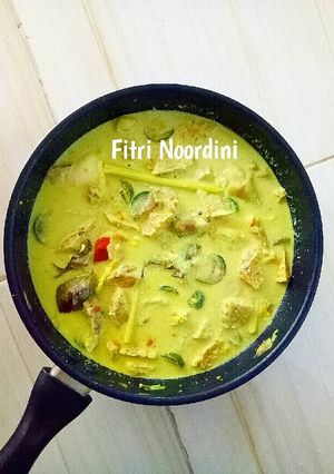 Foto resep Lodeh Terong dan Tempe untuk Makan Siang