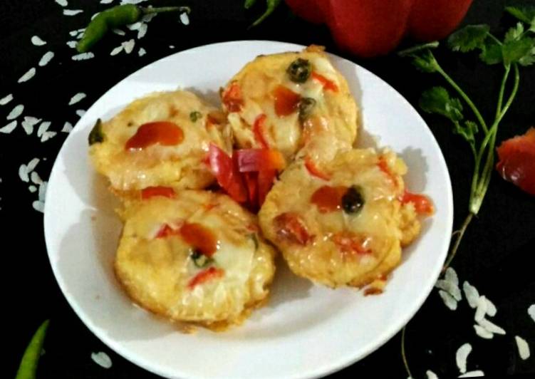 Easiest Way to Prepare Homemade Cheesey flattered rice muffins