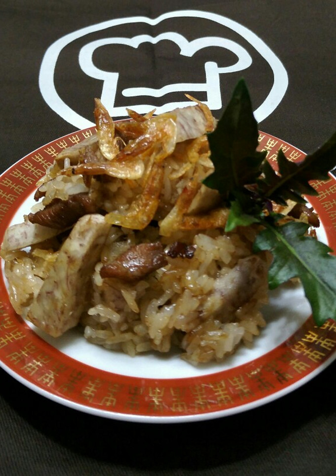 芋香櫻花蝦油飯 的食譜成品照片