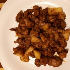 A picture of My sweet and spicy Pork.