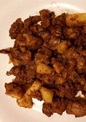 A picture of My sweet and spicy Pork.