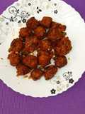 Spicy Dry Vegetable Manchurian (dhara kitchen recipe)