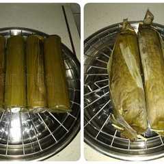 รูปของ Lontong daun pisang