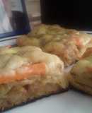 Calabacín y zanahorias en Sándwich!!!😉😊😋