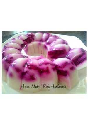 Foto resep Puding Buah Naga