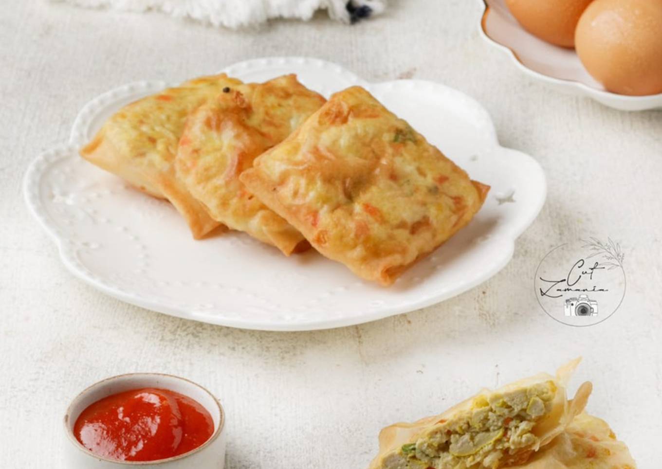 Martabak tahu teflon