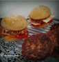 Cara Membuat Beef burger double cheese Mini (beef patty recipe) Irit Untuk Jualan