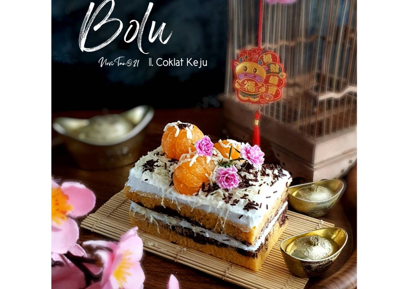 303. Bolu Coklat Keju | 巧克力芝士蛋糕