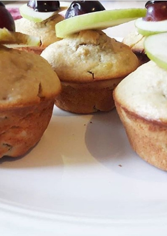 Una foto de Muffins fit de manzana