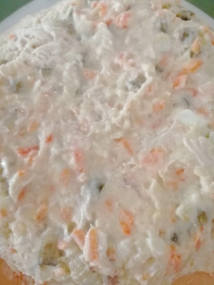 عکسی از دستور سالاد الویه