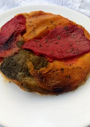 Une photo de Tatin de poivrons