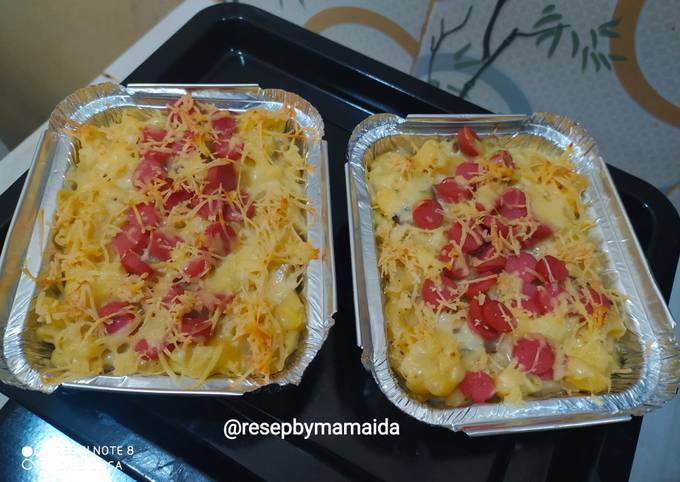 Macaroni Schotel Panggang With Saus Bechamel