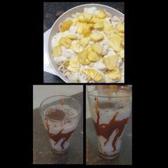 A picture of Baked Pineapple Macaroni # Oreo Shake....Enjoy.