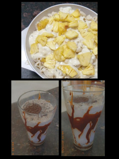 A picture of Baked Pineapple Macaroni # Oreo Shake....Enjoy.