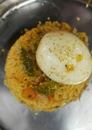 A picture of Biryani.