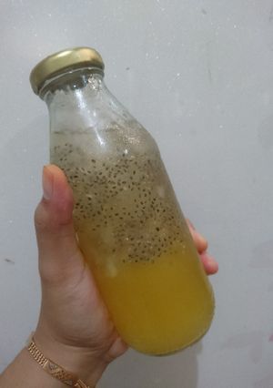 Foto resep Es jeruk peras chiaseed