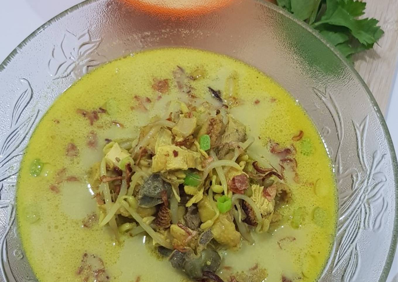 Bagaimana Membuat Soto ayam santan Anti Gagal