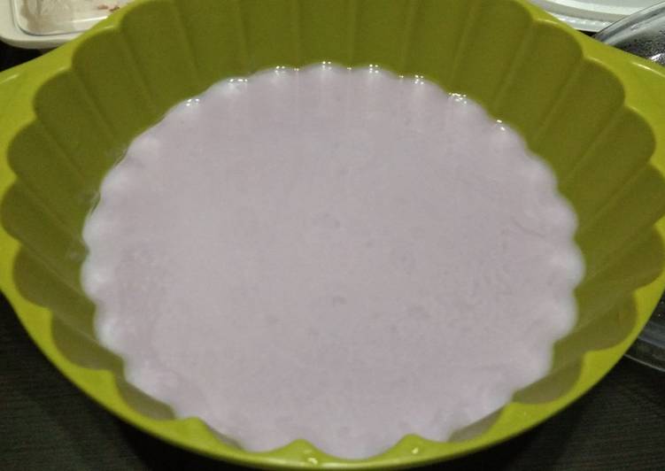 Olahan Pudding susu taro | Cara Mengolah Pudding susu taro Yang Bisa Manjain Lidah
