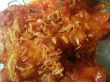 Paha ayam balado