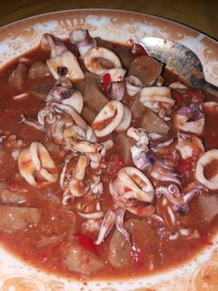 Foto resep Cumi bakso saos tiram