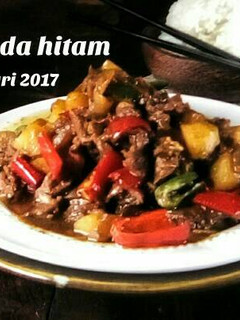 Foto resep Sapi lada hitam #kitaberbagi