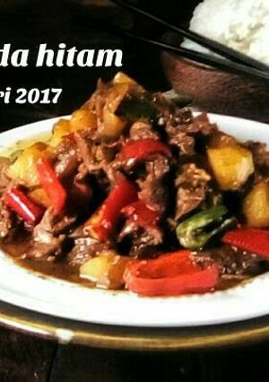 Foto resep Sapi lada hitam #kitaberbagi