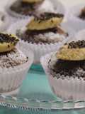 Cupcakes de banana y chocolate