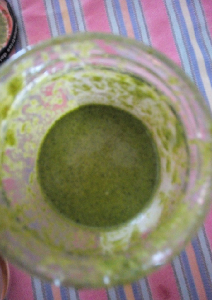 Una foto de Mojo de cilantro o mojo verde