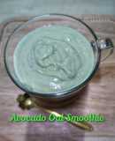 Avocado Oat Smoothie