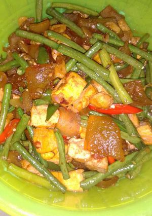 Foto resep Tumis kakita(KacangpanjangKikilTahu)