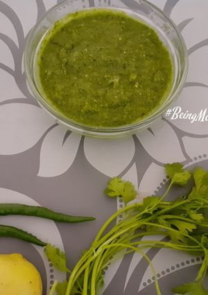 A picture of Green Coriander Chutney.