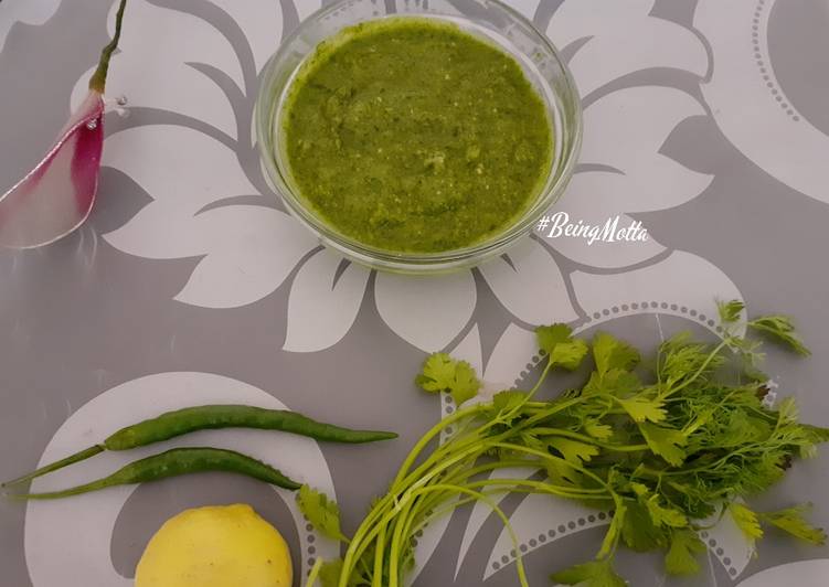How to Make Spring Green Coriander Chutney
