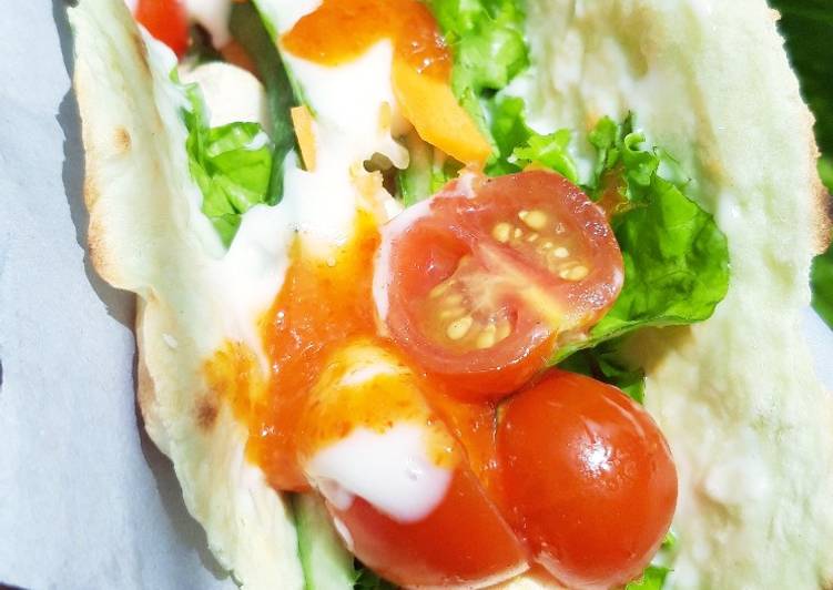 Cara Gampang Membuat Simple Tortilla salad Anti Gagal