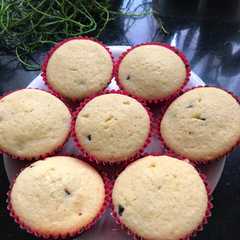 Una foto de Cupcakes limón con chips