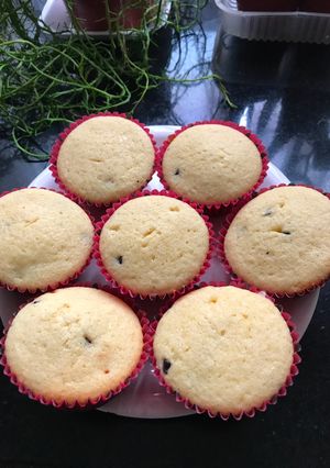 Una foto de Cupcakes limón con chips