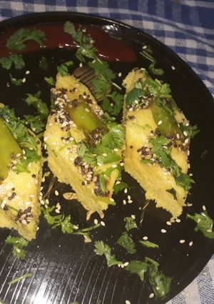 ખમણ રેસીપી મુખ્ય ફોટો