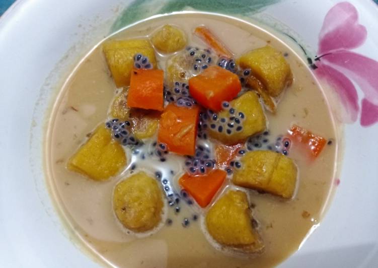 Kolak pisang ubi selasih non santan Kolak pisang ubi selasih non santan