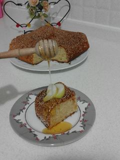صورة لوصفة كيك الطحينة