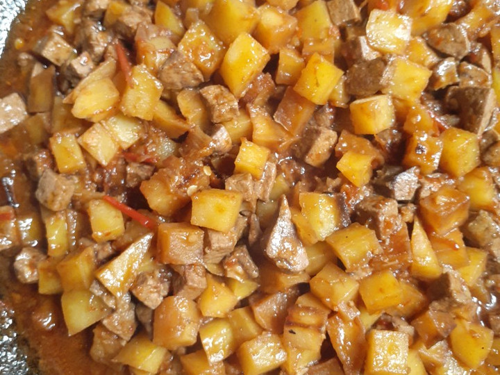 Langkah Mudah untuk Membuat Sambel Goreng Hati Sapi Nampol ❤🐄 Anti Gagal