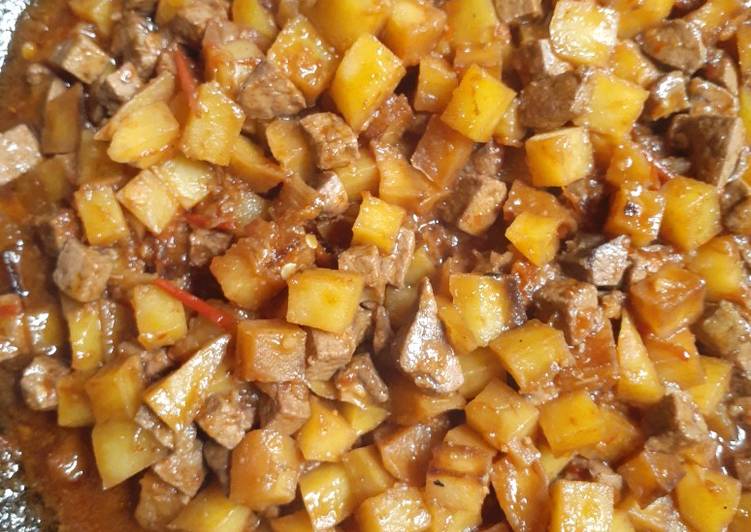 Sambel Goreng Hati Sapi Nampol β€π