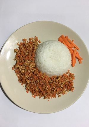 รูปของ แครอทผัดไข่ ทานกับข้าวสวยร้อนๆ