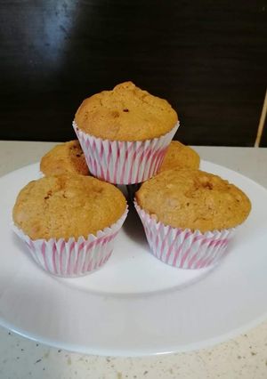 Sütőtökös-diós muffin recept fotója