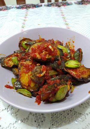 Foto resep Terong balado Pete teri