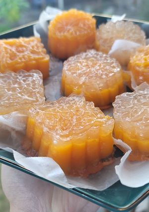 Hình của món Bánh trung thu phiên bản chè khoai dẻo.