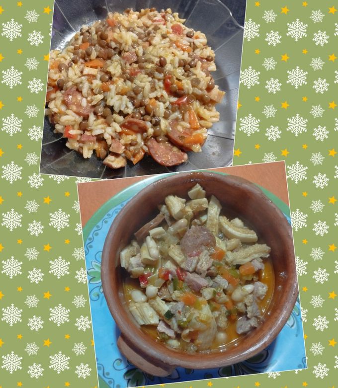 Una foto de Dos platos de invierno cocinados a la par: lentejas y buseca 🍲🍲